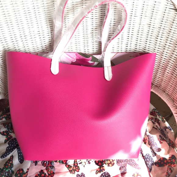 Gorgeous bright pink tote Estée Lauder. - Picture 2 of 7